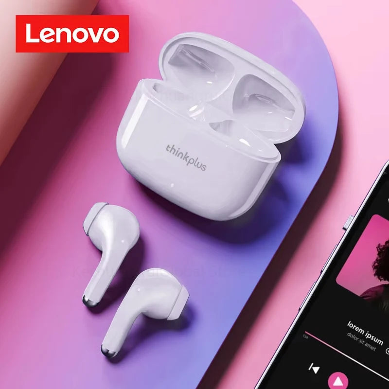 Lenovo LP40 Pro Headphones Wireless Bluetooth 5.4 TWS Hifi Stereo Earphones Gaming Sports Touch Control HD Call with Mic Earbuds