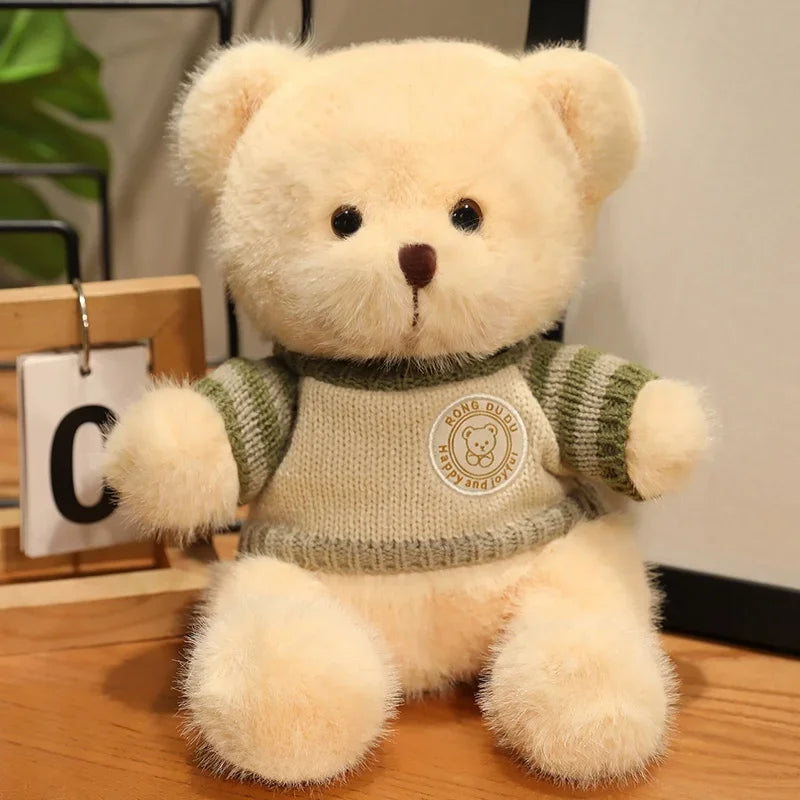 20cm Good Quality Heart Sweater Bear Plush Toys Boys Girls Lovely Cartoon Animals Stuffed Dolls  perfect for valentine's 💓